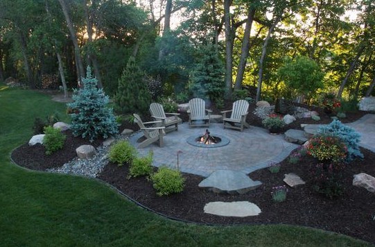 backyard design garden